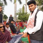 BMF : मिर्जापुर भारतीय मीडिया फाउंडेशन द्वारा जरूरतमंदों को कंबल वितरित, भीषण ठंड में मिली राहत।