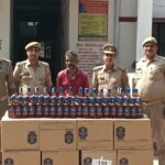 CHN :  चन्दौली पुलिस की बड़ी कार्रवाई: ट्रक में प्याज के बीच छिपाकर ले जा रही 70 लाख की शराब बरामद l